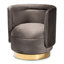 Fauteuil demi-tonneau pivotant avec repose-pieds Krishaun-1324883296
