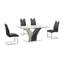 Mcenroe Glass Top Metal Base Dining Table