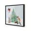 Faune hivernale avec arbre de Noël I-106164702-106164704