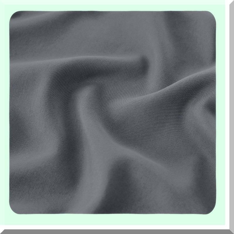 CozyDreams Dark Grey Pillowcase Set - Super Soft Microfiber Queen Pillow Cases 2 Pack, Envelop Closure, 20x30 Inches - Gray Bedding Cover