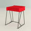 Table de bout de style traîneau avec rangement Isay-481912232