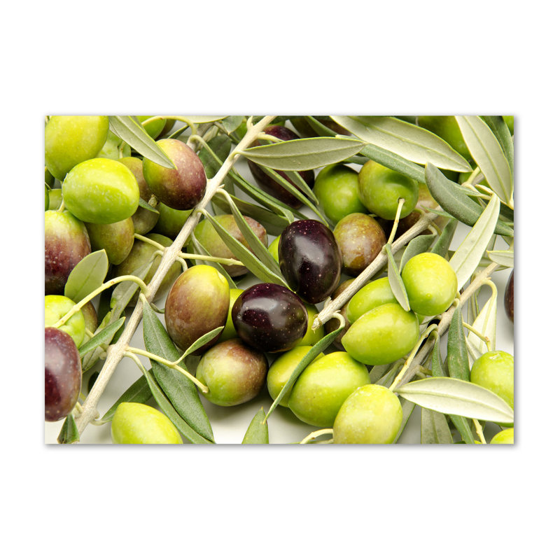 Fresh Olives - Wrapped Canvas Print