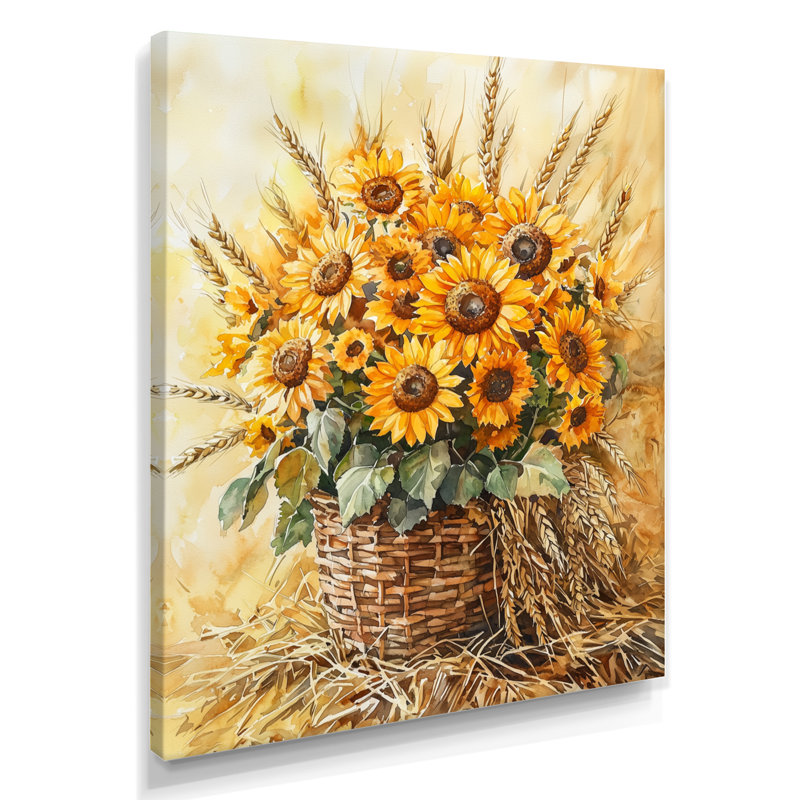 Slyvia - Floral Canvas Art Print, Wrapped Canvas, Does Not Apply, 20" H x 12" W