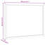 Vidaxl Magnetic Whiteboard With Solid Pine Wood Frame-117178246