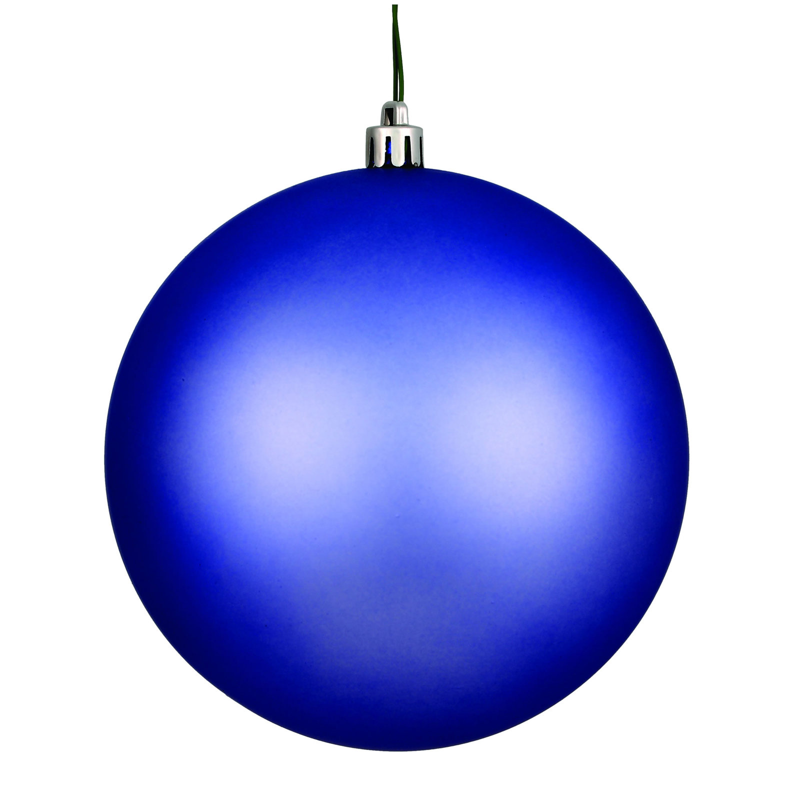 Holiday Décor Ball Ornament, 2.75" H x 2.75" W x 2.75" D, Matte Periwinkle