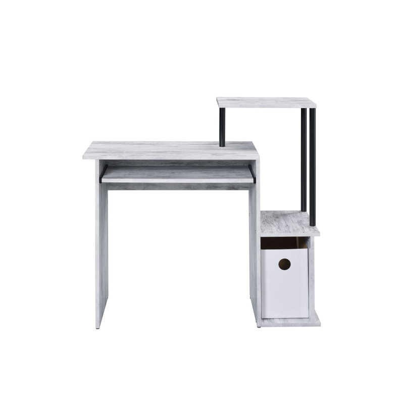 Bureau d'ordinateur Lyphre, Blanc