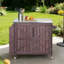 Chariot pour îlot de cuisine 42,1 po avec armoire de rangement pour l'extérieur-1645468805