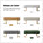 Banc rembourré en polyester 46 po avec coussin capitonné et base en métal Ferdinand Lawanda-108811649