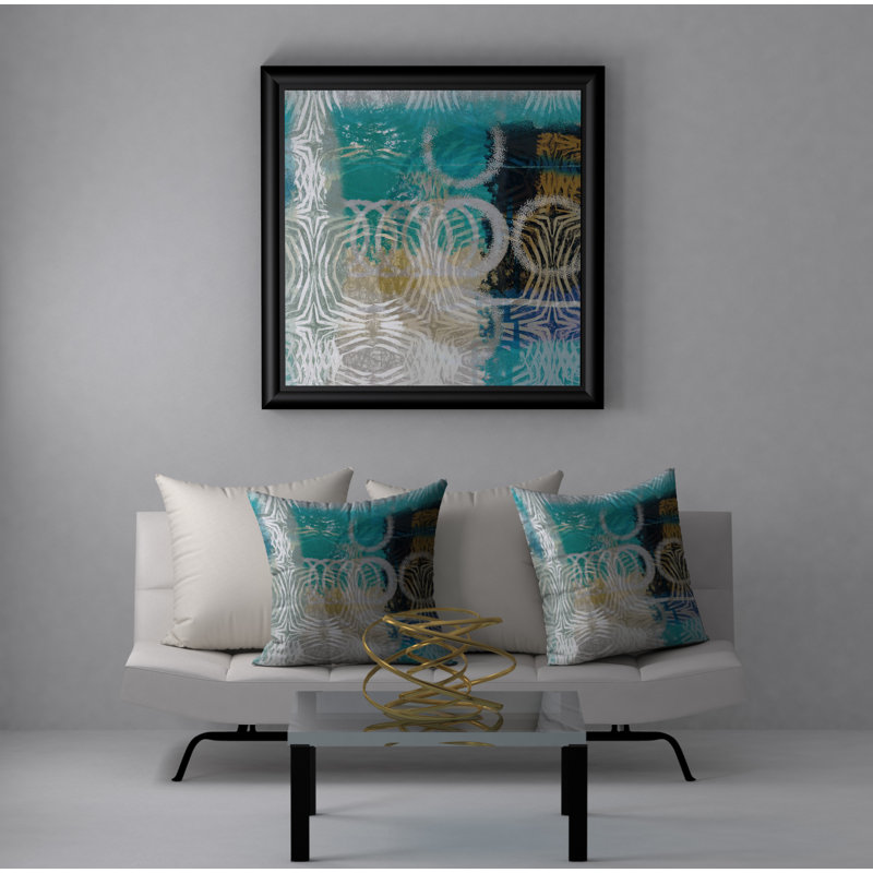 Housse de coussin carrée true Symphony, 18 po x 18 po
