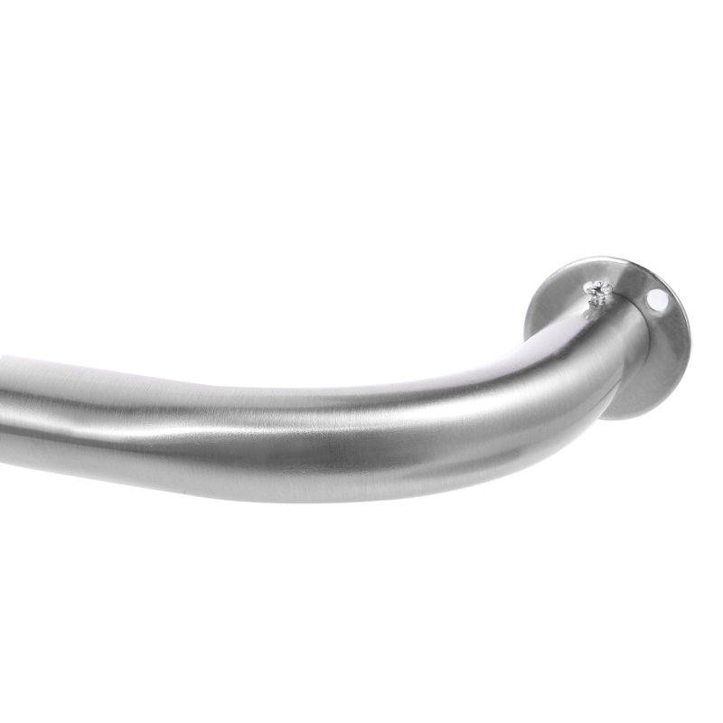 Tringle à rideaux simple réglable Caroleena, 28" - 48", Acier inoxydable