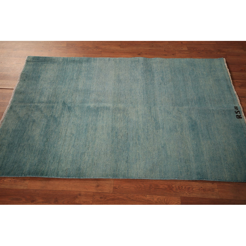 Tapis bleu Gabbeh 3x5