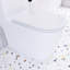 Toilette une pièce à chasse double 1,1 / 1,6 GPF avec siège à fermeture douce