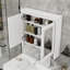 Armoire à pharmacie murale avec tablettes réglables, portes à fermeture douce et miroir haute définition-45547904