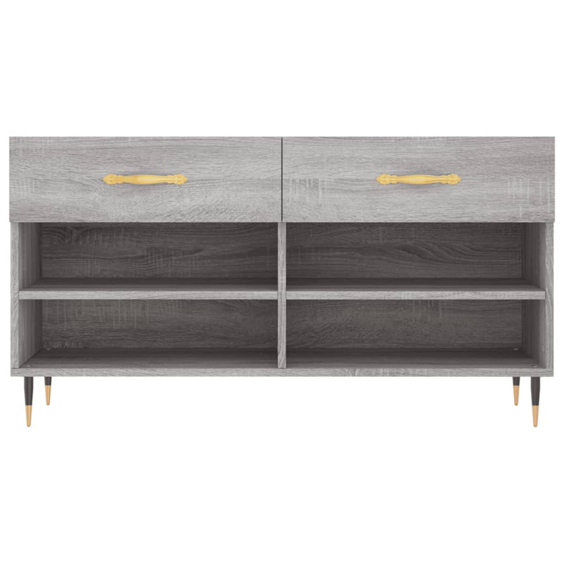 Mikesh Storage Bench, Grey Sonoma