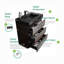 Meuble-lavabo autoportant de 30 po en noyer avec lavabo, grand meuble-lavabo autoportant pour salle de bain moderne, lavabo une pièce noir sans drain ni robinet, pré-assemblé-543506247-543506264-543506244