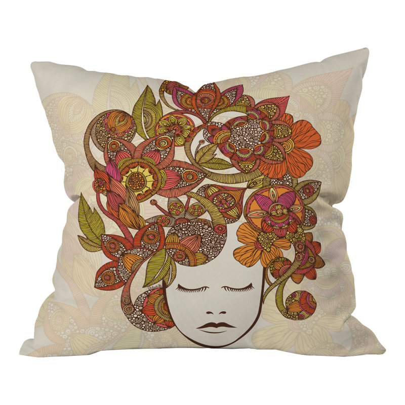 Its All in Your Head Throw Pillow, 20" x 20"