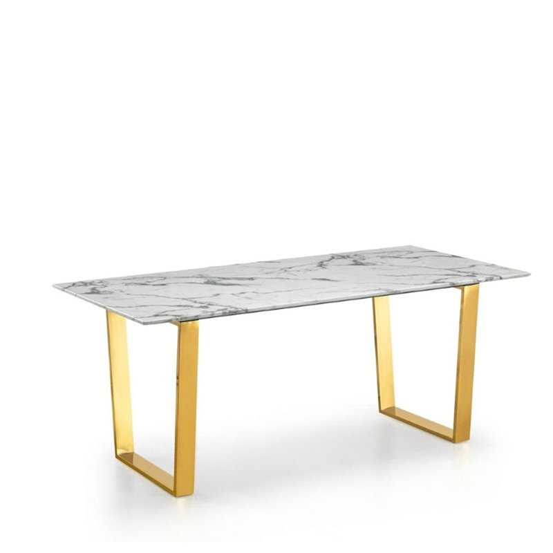 Table de salle à manger Mauree, L 30,1 po x L 50,1 po