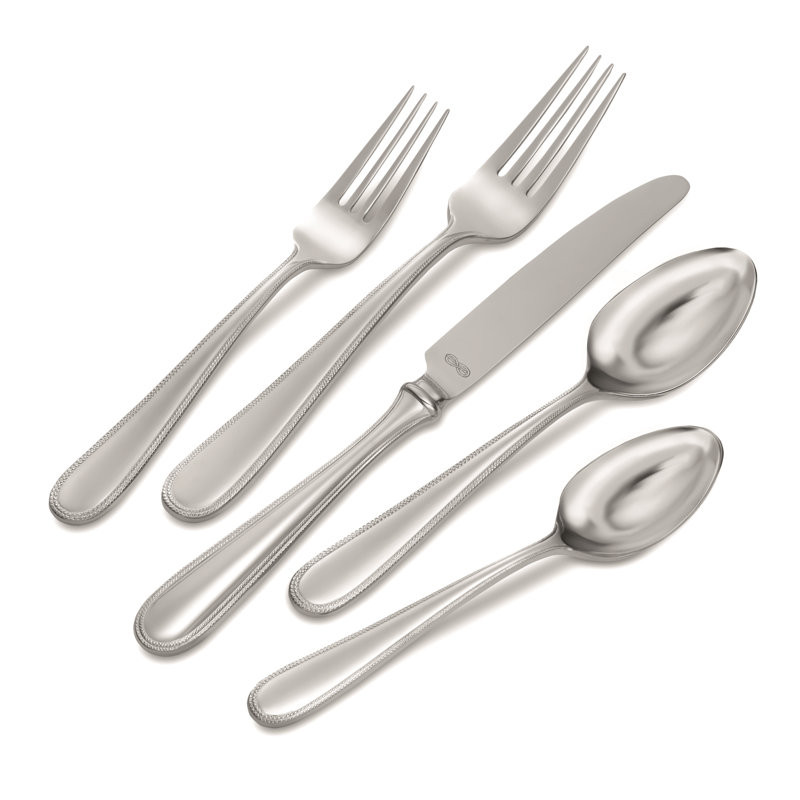 Vera Wang Infinity 5-Piece Stainless Steel Silver Place Setting