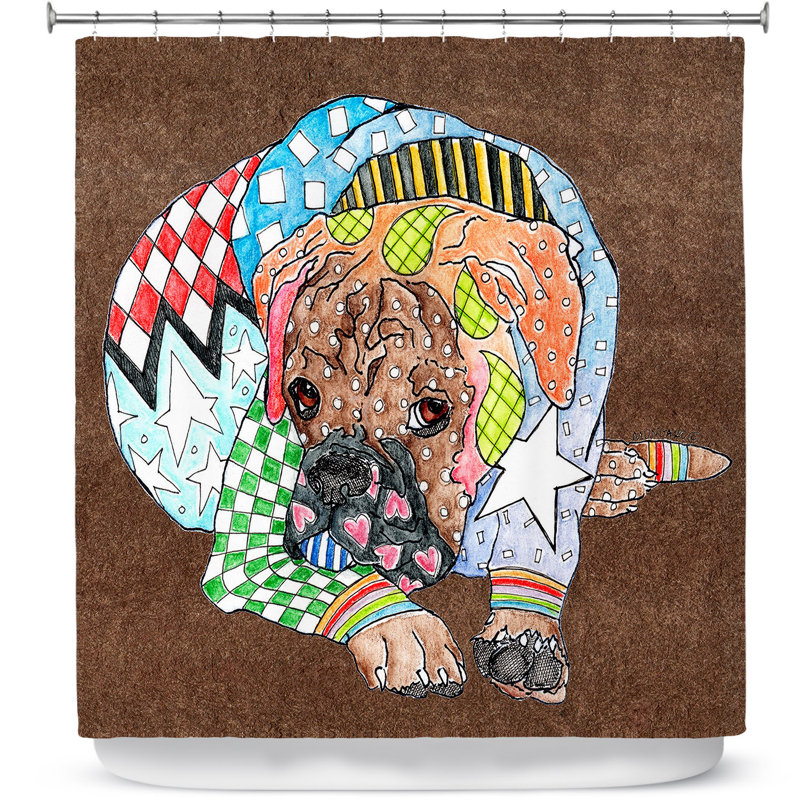 Shower Curtain, Brown