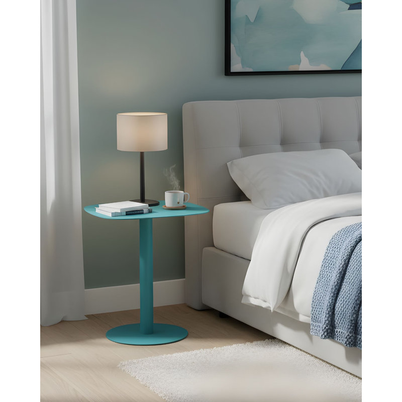 Blaney Side Table, Blue