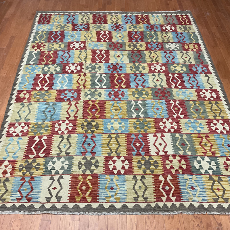  Tapis en laine fabriqué à la main Kilim