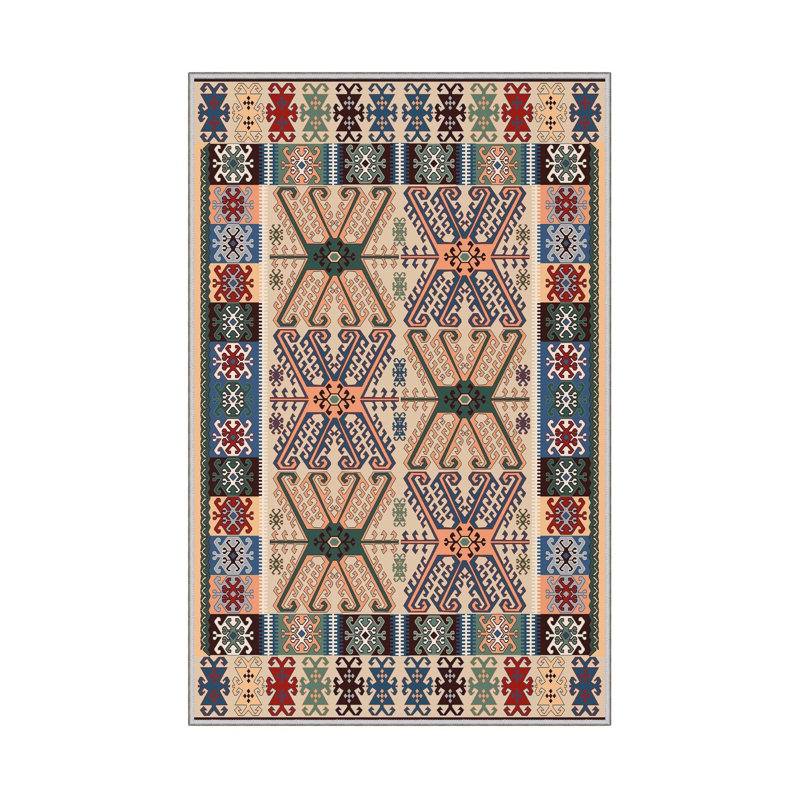 Luxurious Woven Area Rug, 100% Polyester, 23.6 x 39.4 inches | 650 g/m², 0.3 in Pile Height | Antibacterial, Non-Slip PVC Dot Underside, Machine Washable | 3D Digital Printing, Perfect for Living Room & Bedroom Decor