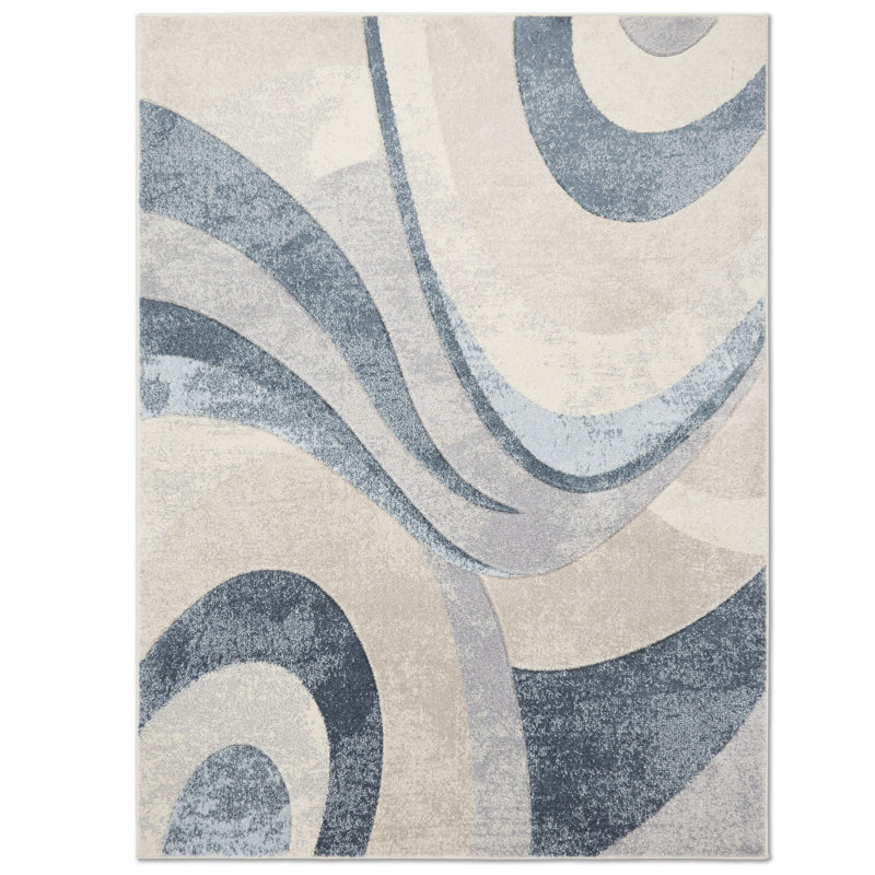 Wiltrud Abstract Indoor Rug, Rectangle 7'10" x 10'6"