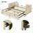 Twin Size Upholstered Daybed With Pop Up Trundle, Beige-318475087