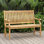 Banc de jardin en teck Gobrias