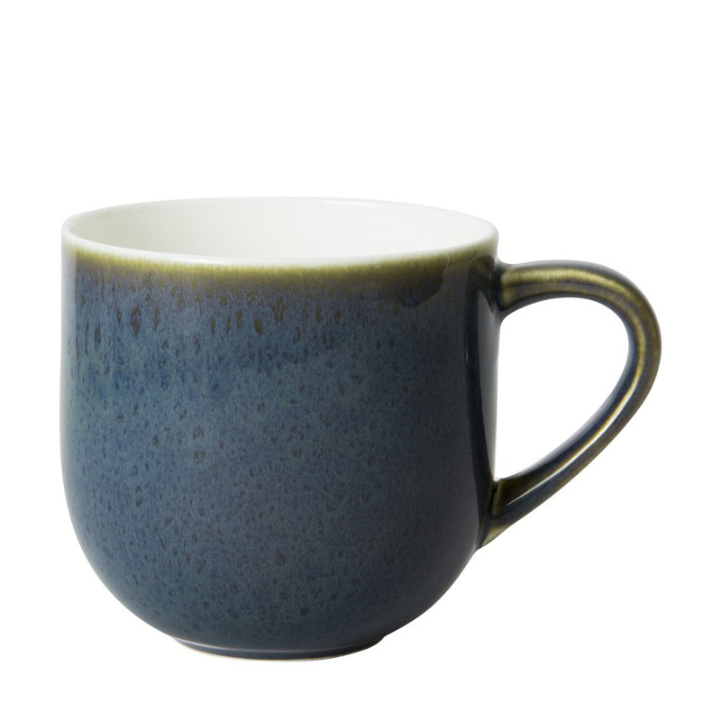 Art Glaze Bone China Coffee Mug, Pressed Mulberry