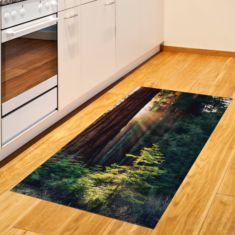 National Parks Nature High Density Long Fiber Poly Threads Decorative Area Rug Carpet, Rectangle 2'7" x 5'