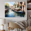 «Beige Canal Watercolor Whimsy I», reproduction sur toile-607245937-607245945