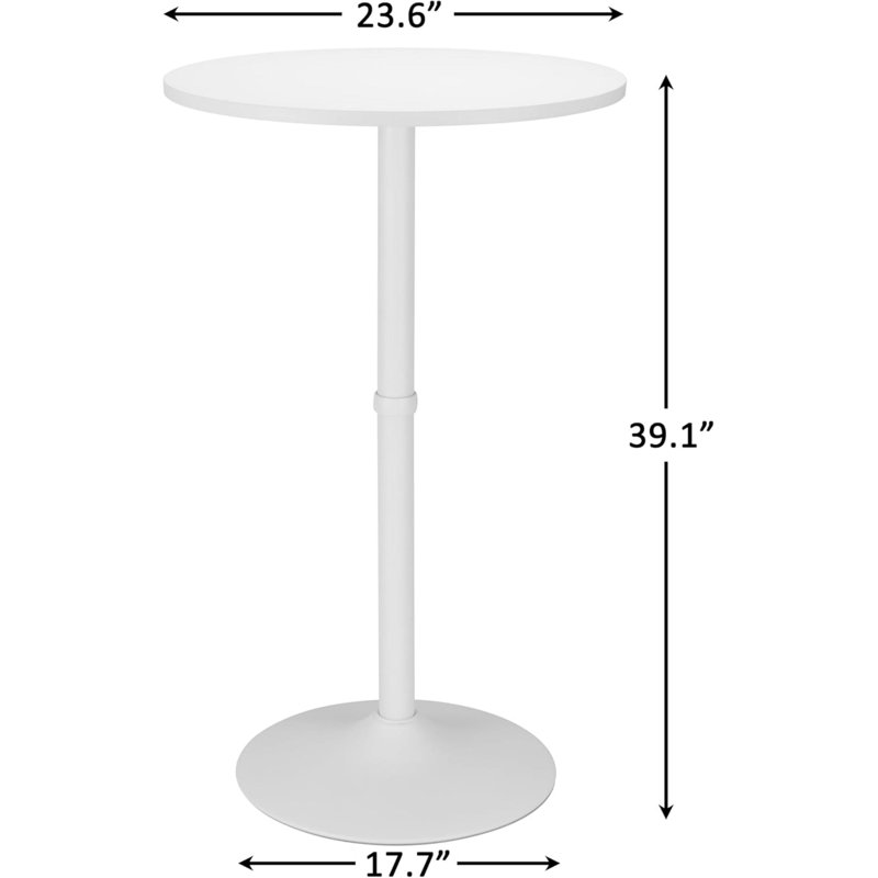 Krishnah rond 23,6 po, Blanc, Blanc