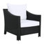 Ensemble de 2 fauteuils d'extérieur en rotin et fer Annie-102247887-102247888