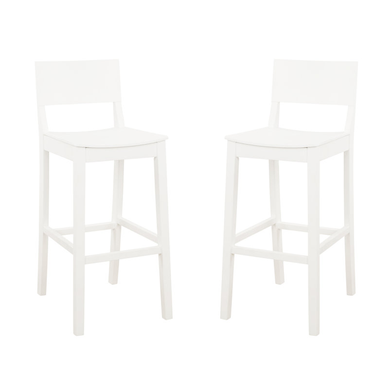Tabouret de bar 30 po Yalingup, Blanc, Tabouret de bar (siège d'une hauteur de 30,5 po)