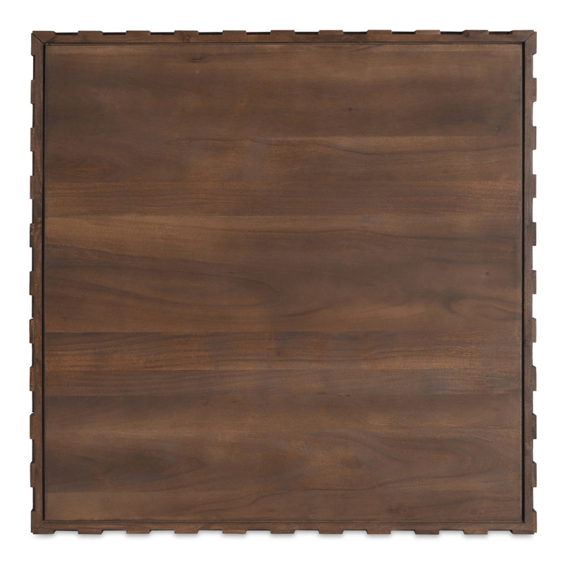 Givens 42" Carved Wood Storage Coffee Table