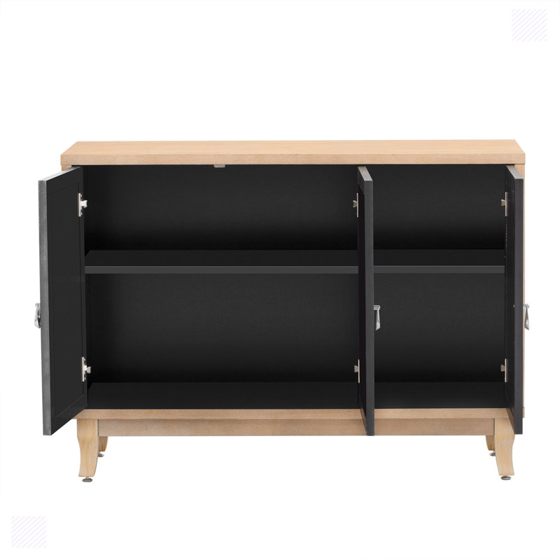 Buffet 47,46 po Deantwan, Bois naturel délavé
