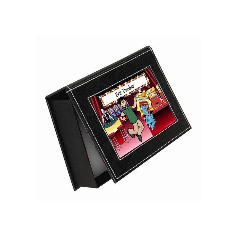 Faux Leather Memory Box