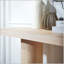 Console moderne en bois minimaliste avec piédestal à colonne