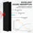 4 PCS 106"L x 12.6"W Acoustic Slat Wall Panels, Eco-Wood Look for Home/Office Wall & Ceiling (37.12 sq. ft.)-110994058