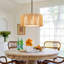 Bohemian Rattan Drum Pendant Light