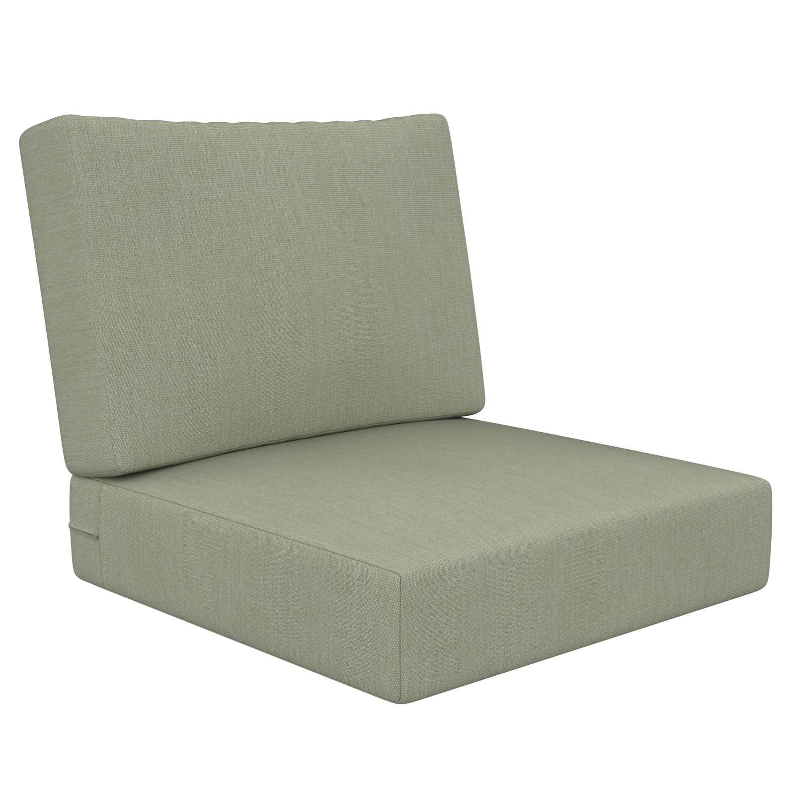 Lani 24" Sunbrella® Seat and Back Cushion, Sunbrella® Canvas Seasalt
