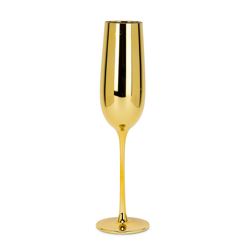 8oz. Flute Set, Gold