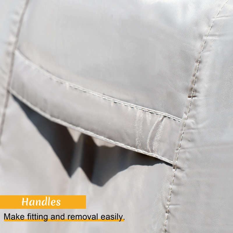 Beige and Brown Weatherproof Outdoor Furniture Cover