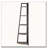 70.07" Tall Corner Shelf, 5 Tier Rustic White Corner Bookshelf Bookcase Industrial Corner Ladder Shelf-1559259557