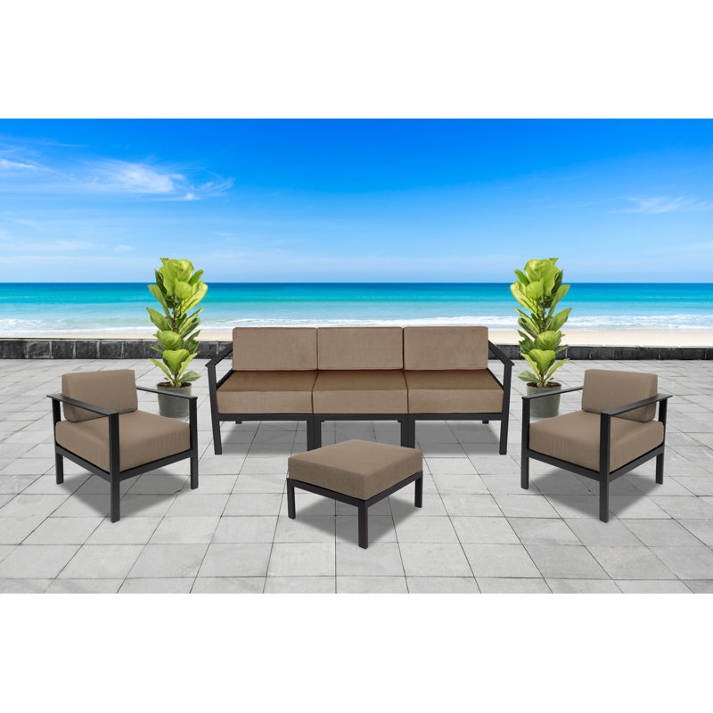 Belmar Armless Middle Sofa Section, Tan