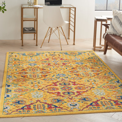 Weirton Floral Indoor Rug