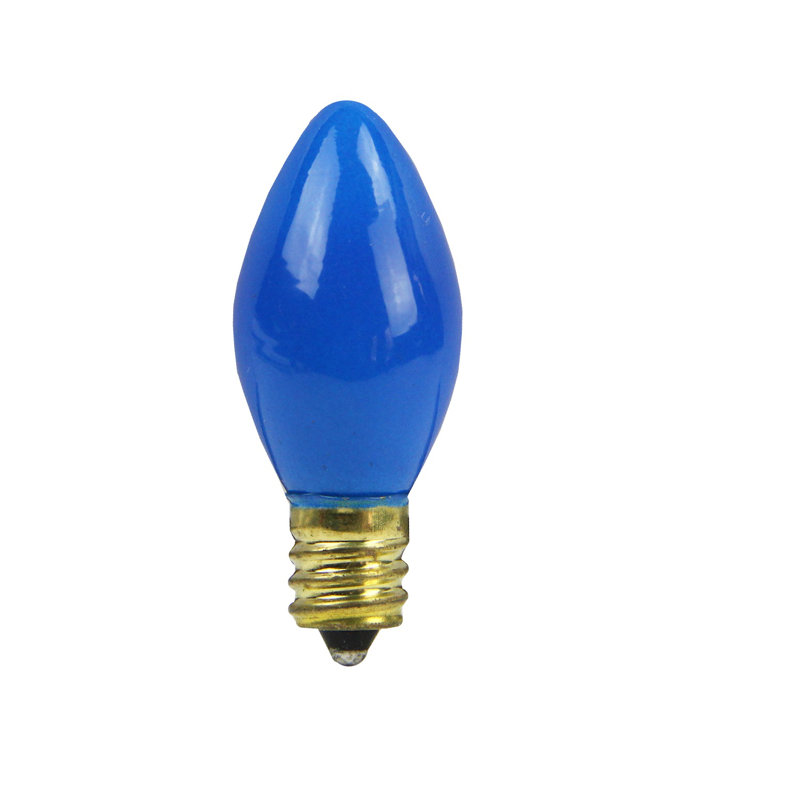 Ampoules de remplacement C7 Christmas, Bleu