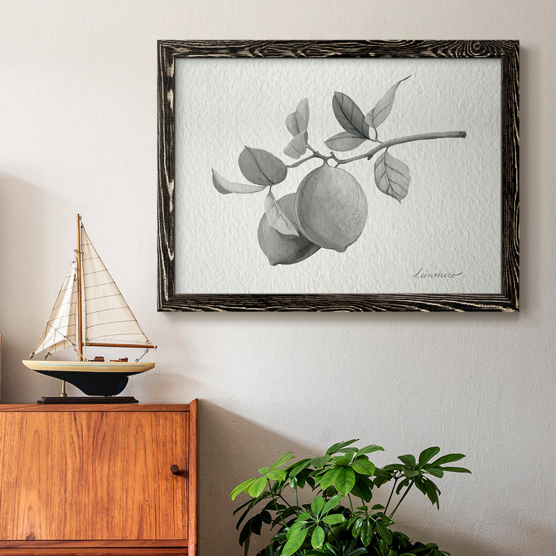 Limonero I, reproduction d'art sur toile, Noir, H 18 po x l 26 po