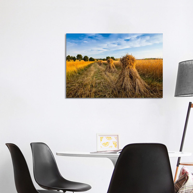 Poland, Jura, Harvest by Mikolaj Gospodarek - Wrapped Canvas Print, 101.6 cm H x 66.04 cm W x 1.91 cm D